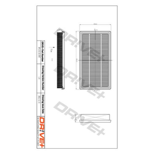 Drive+ Luftfilter für MERCEDES-BENZ A9105281500 9105281500 DP1110.10.0787