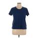 J.Crew Factory Store Active T-Shirt: Blue Activewear - Women's Size X-Large