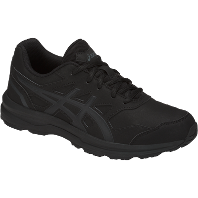 Walkingschuh ASICS "GEL-MISSION 3", Gr. 37,5, schwarz (schwarz, carbon, phantom), Synthetik, Textil, sportlich, Schuhe, 