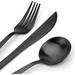 Brayden Studio® 30-Piece Stainless Steel Silverware Set grayStainless Steel in Black | 20 | Wayfair F9883485ACC34E25AEDB3BAE9696CED1