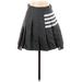 Thom Browne Casual Skirt: Gray Stripes Bottoms - Women's Size Small