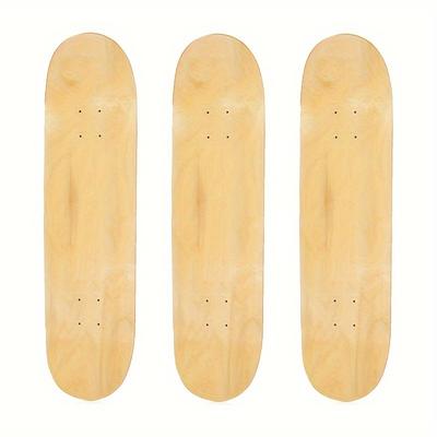 TEMU 3pcs Skateboard Decks, 31" X 8" - For Diy Projects & Fun