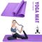 TEMU Pilates Mats Yoga Mats Gym Workout Pad Fitness Equipment Non-slip Anti-tear Training Stretching Yoga Mats For Home Exercise Classes Purple 70.8 X 24 X 0.3 Inch