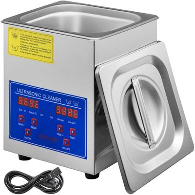 Vevor - Ultraschallreiniger, 18 x 16,5 x 21,2 cm, Ultraschall-Teilereiniger, 1,3 Liter, mit Image