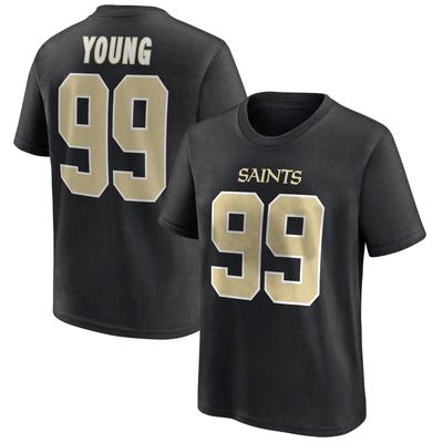 New Orleans Saints Name und Nummer Grafik T-Shirt - Chase Young 99 - Jugendliche Image