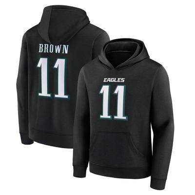 Philadelphia Eagles Name und Nummer Grafik Hoodie - AJ Brown 11 - Jugendliche Image