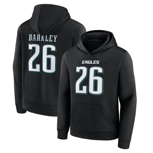 Philadelphia Eagles Name und Nummer Grafik Hoodie - Saquon Barkley 26 - Jugendliche