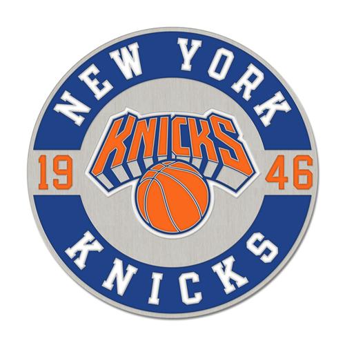 New York Knicks Runder Emaille-Pin-Abzeichen