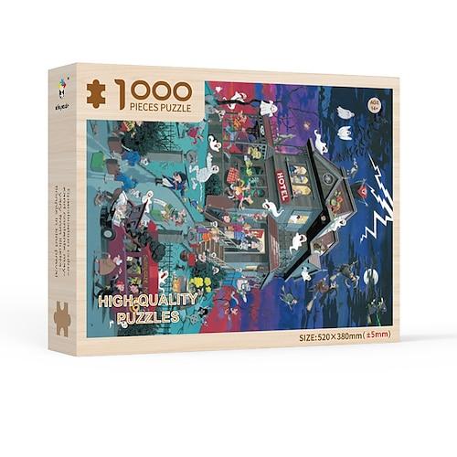 1000 Teile Holzpuzzle für Erwachsene, weihnachtliches personalisiertes Puzzlespielzeug