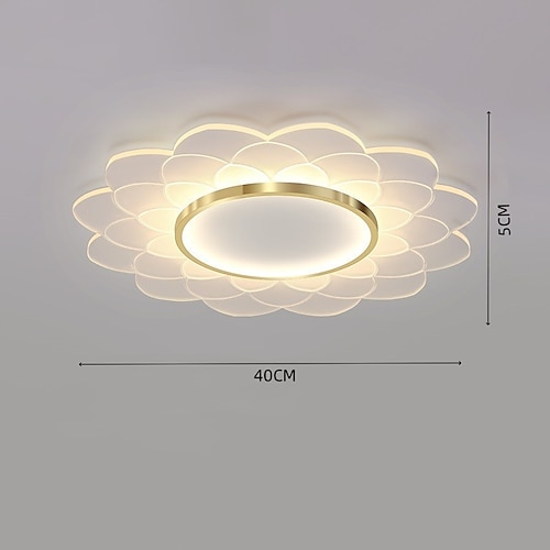 40 cm Dimmbar Deckenleuchten Metall Acryl Modern 110-120V 220-240V Image