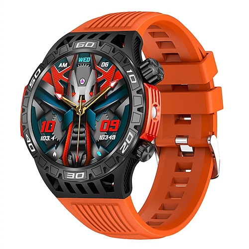 ht22 Smart Watch 1,46 Zoll Bildschirm Bluetooth Anruf IP68 wasserdicht LED Taschenlampe große Batterie 100 Sport GPS Fitness Track Smart Watch