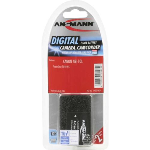 A-Can nb 10 l - Batteria - Li-Ion - 850 mAh - per Canon PowerShot G1 x, G15, G3 x, SX40 hs, SX50