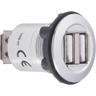 TRU COMPONENTS USB-07 Presa USB Presa 2 x presa USB tipo A su 2 x prese USB tipo A Contenuto: 1 pz.