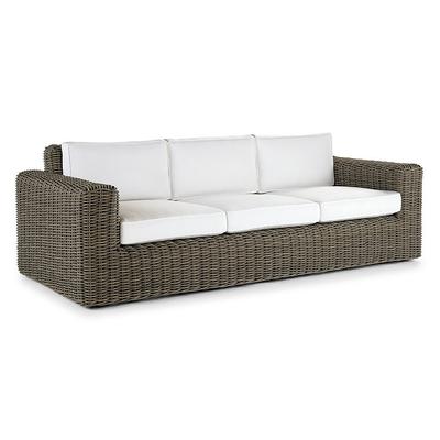 Vista Seating Replacement Cushions - Sofa, Striped, Resort Stripe Cobalt Sofa - Frontgate