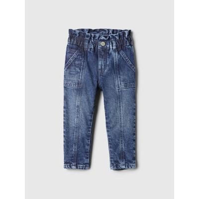 Gap Blue Ruffle Mom Jeans (6mnths-5yrs)