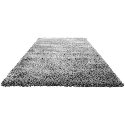 Hochflor-Teppich HOMIE LIVING "Matteo HL-0961", grau (grau, grau), B:200cm H:50mm L:290cm, Polyester, Teppiche, nachhaltig aus 100% recyceltem PET, Langflor, Shaggy, Wohnzimmer Image