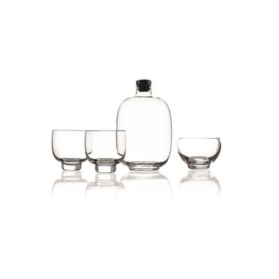 Malt Bottle with 2 tumblers and bowl set