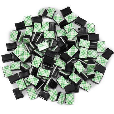 TEMU 100pcs Self Adhesive Cable Clips, Cable Management Wire Cord Holder