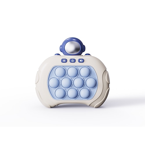 Contrôleur de jeu pop, jeu à poussée rapide, jouets anti-stress, console de jeu à bulles portable, jeu pop lumineux, jouets sensoriels anti-stress pour Noël pour garçons et filles, cadeau de Noël,