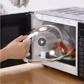 Copertura per microonde accessori da cucina copertura per alimenti per forno a microonde copertura antisputtering trasparente colore colore casuale per uso domestico