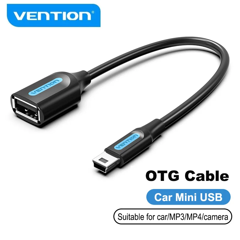 Vention Mini USB OTG Cavo adattatore Mini USB maschio a USB 2.0 femmina per tablet Samsung MacBook Pro Connettore USB OTG