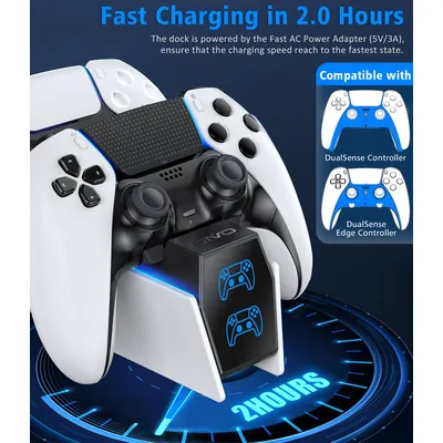 Für PS5 Ladestation Controller Ladestation Ersatz Dual Sense für Playstation 5 Controller Lade Dock Image