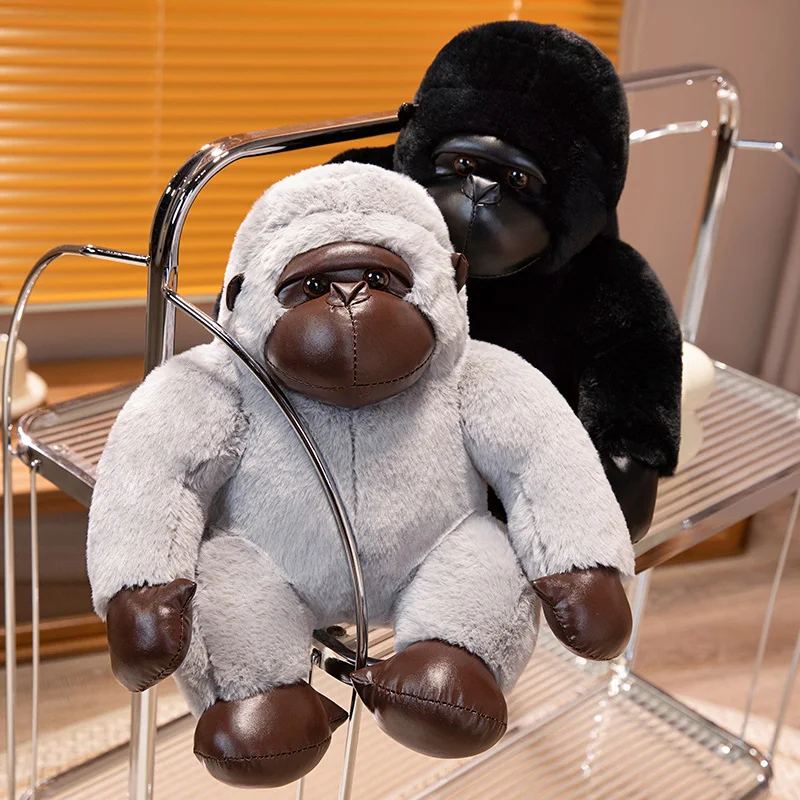 35/50/65cm niedlich große schwarze Gorilla Plüsch tier Dschungel Gorilla grau König Kong Affe ausgestopfte Puppe lustige Geburtstags geschenke
