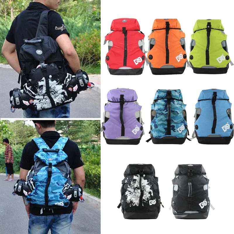 Rollschuhe Rucksack Männer Frauen Inline Skates Skating Schuhe Stiefel Tragen Tasche Kind Schlittschuhe Lagerung Rucksack Outdoor Sport Taschen