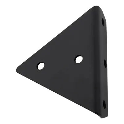 Dreieckige Regal-Dreieckshalterung, keine Wandmontage, weiß, 1 Stück, schwarze Möbel, robuste, Image