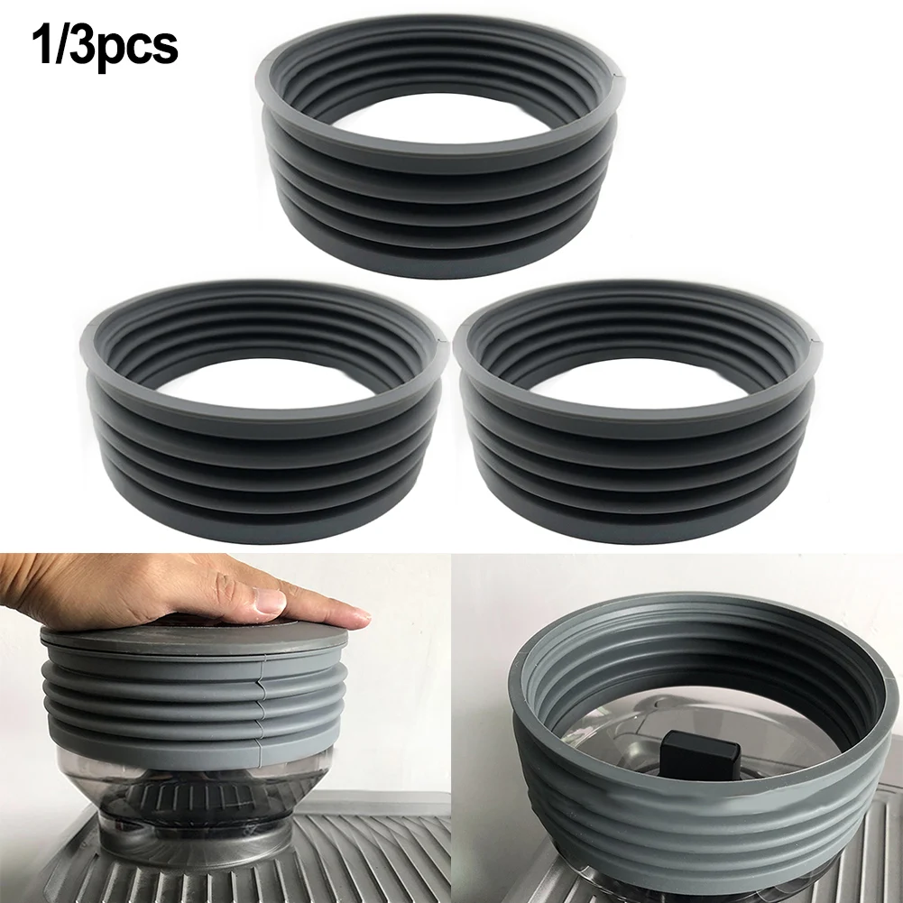 1/3 stücke Kaffee Komprimiert Volumen Silikon Falten Kaffee Werkzeuge Kaffeemaschine Zubehör Für Breville Einzigen Dosis Hopper Image