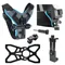 Motorrad Helm Kinnriemen Halterung Mit Telefon Clip Für GoPro Action Kamera Volle Gesicht Halter Motorrad Kamera Zubehör
