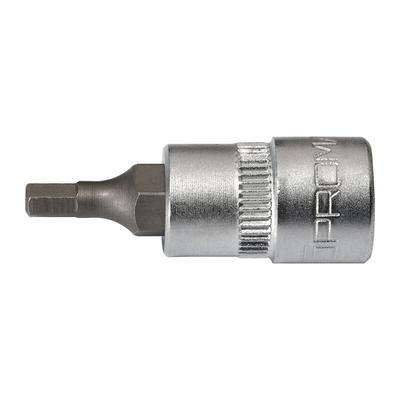 Steckschlüsseleinsatz 1/4 Zoll 6-kant Schlüsselweite 5 mm Länge 32 mm - Promat Image