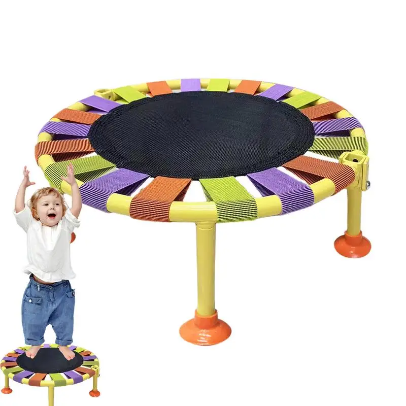 Mini-Trampolin mit lbs max. Last faltbares, leises, stabiles Sprung bett für Kinder und Erwachsene im Innenbereich und für Fitness Image