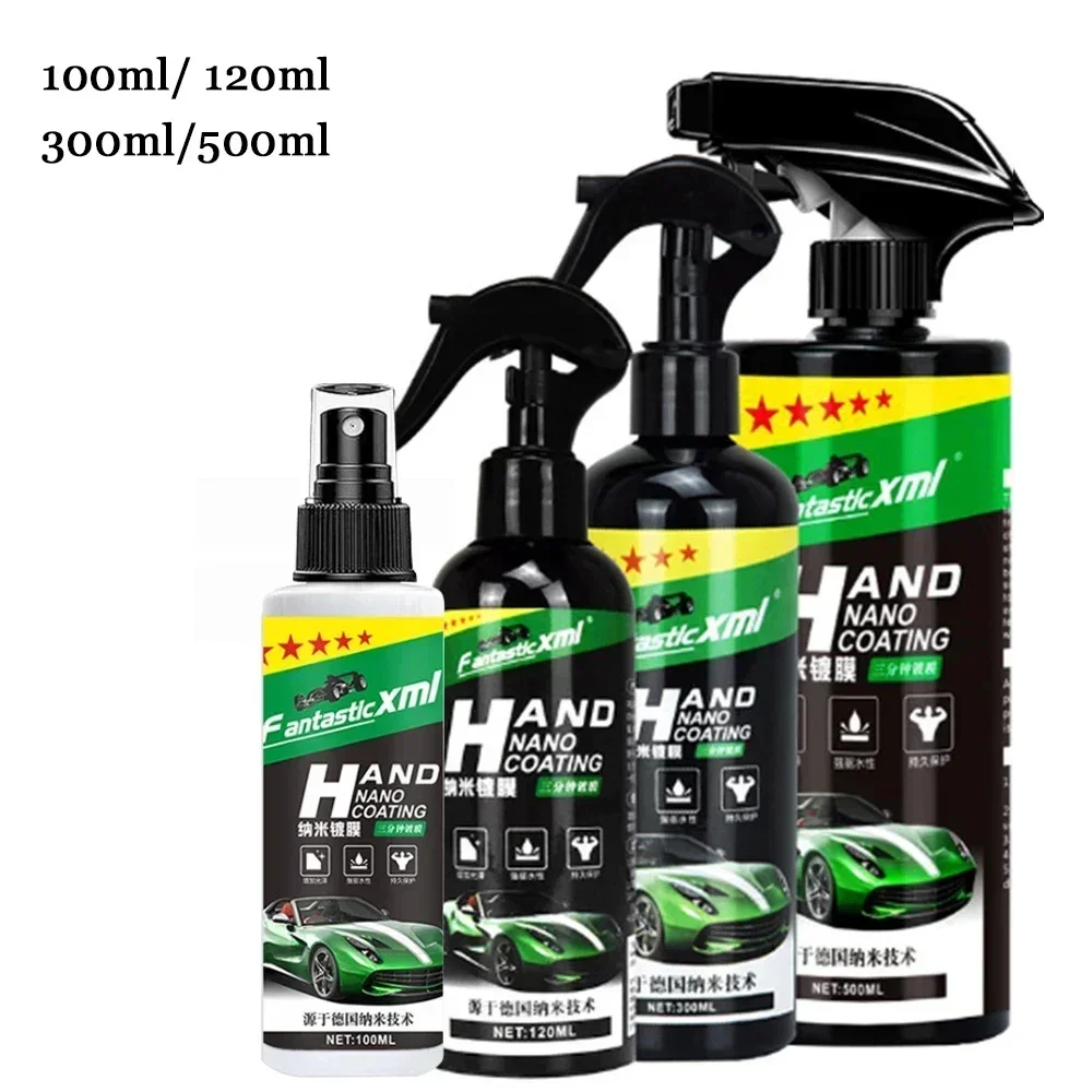 Nano Keramik 100 ml-500ml Auto Beschichtung Auto Detail lierung Produkte flüssige Sprüh politur Wachs Film Lack pflege Schutz Kit Zubehör Image