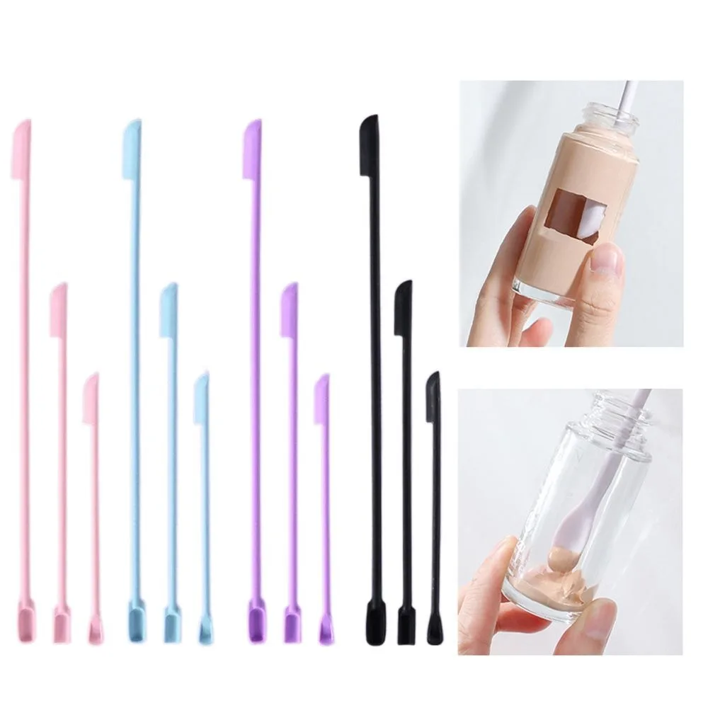 Lotion Creme kosmetische Küche Zubehör Beauty Tools tiefe Flasche Schaber Silikon Spatel Make-up Pinsel Kosmetik Löffel Image