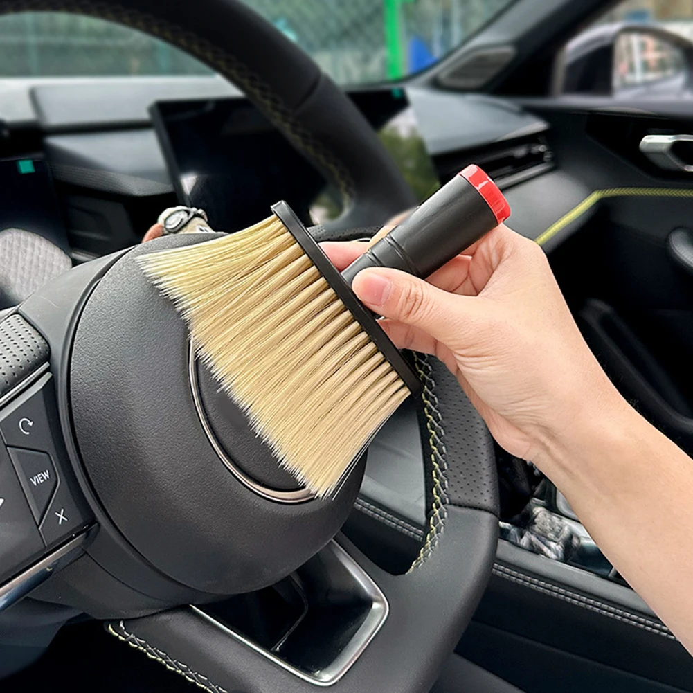 Auto Innen Und Außen Reinigung Pinsel Klimaanlage Outlet Detaillierung Pinsel Weiche Borsten Staub Entfernung Detaillierung Pinsel Werkzeuge Image