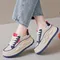 2024 Sneakers Women Vulcanized Shoes Thick-soled Students Shoes Casual Sports Shoes Women's Single