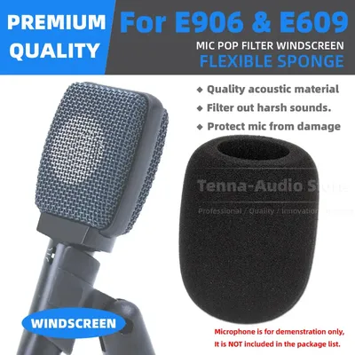 Für senn heiser e906 e 906 609 e609 Windschutz scheibe Mikrofons child Schwamm Windschutz scheibe Schaum Mikrofon wind dichtes Geräusch Pop Filters ieb