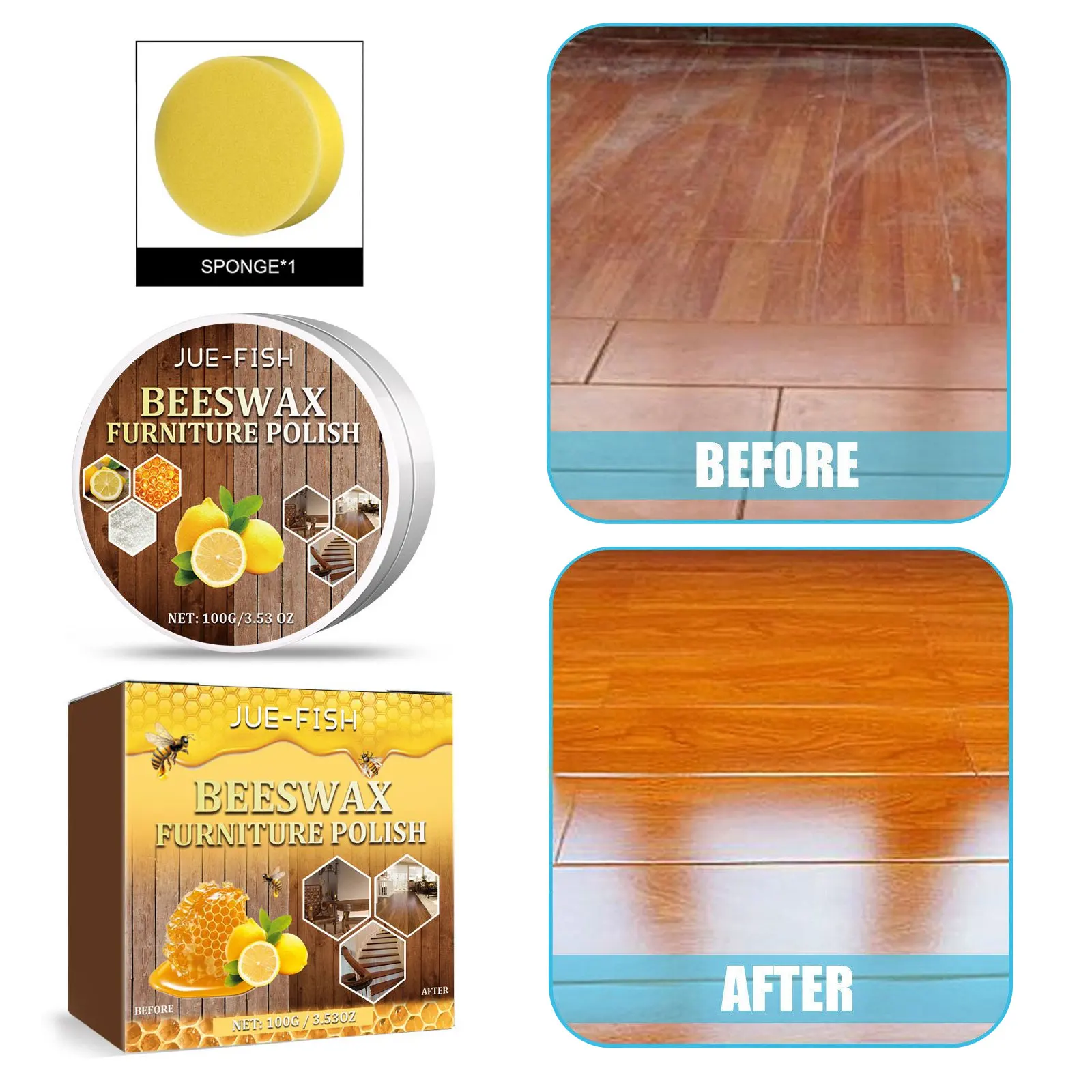 Möbel Polier wachs Holz kratzer Restaurator Boden polier gewürz Bienenwachs wasserdichte Möbel Wartung Holz reparatur wachs