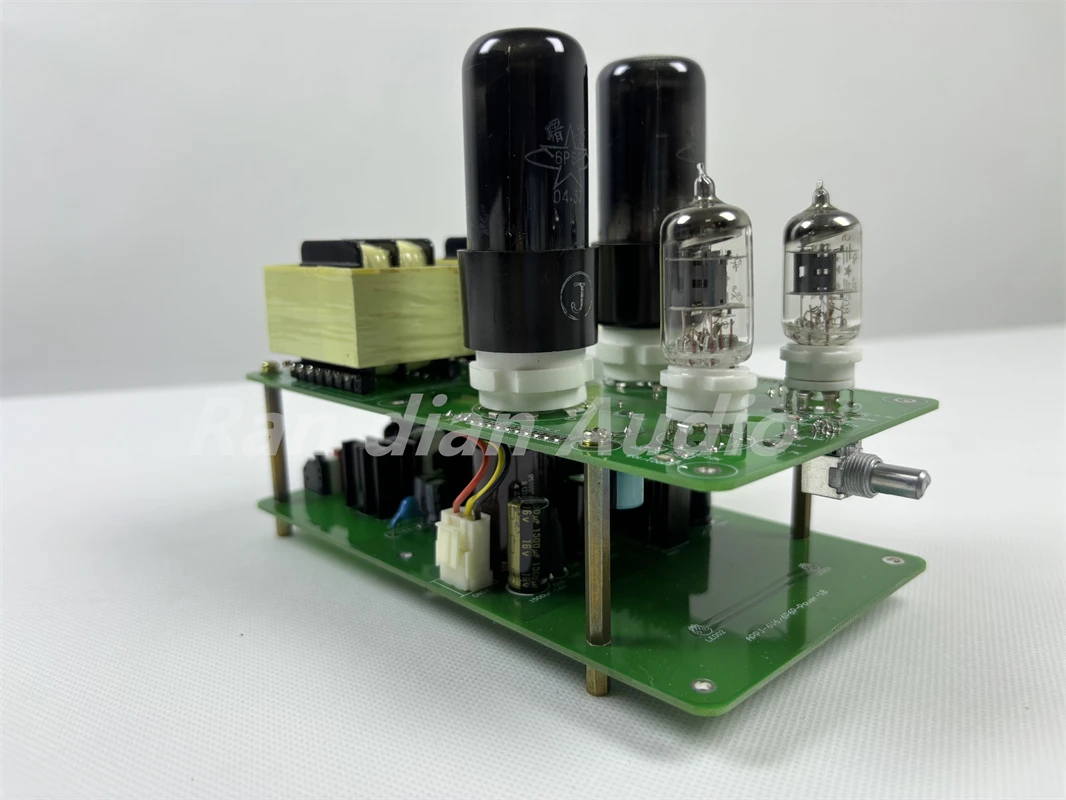 Single End 6J1 + 6P6P (6V6) Röhrenverstärker-Kit DIY-Board Klasse A Power AMP Hifi Vintage Audio DIY 3W + 3W/von WE403/CV4010/6AK5/EF95 Image