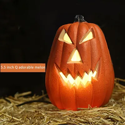 Halloween Led Pumpkin Lantern Led Light Lamp Home Props Bar Halloween Decor Led Lantern Scene Layout Home Decoration