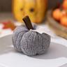 Fall Mini Knitted Pumpkin Figurine, Thanksgiving Orange Pumpkin Decoration, Harvest Season Knit Pumpkin Ornament for Autumn Home Decor