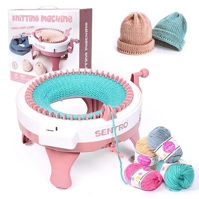 Extra Large 48 Needle DIY Knitting Machine Hand Woven Wool Knitting Machine Girls' Scarf Hat and Family Interactive Toys