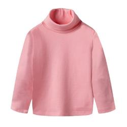 Chenyin Kids Toddler High Neck Thermal Underwear for Boys Girls Solid Color Long Sleeve T-Shirt Baby Fall Winter Warm Bottoming Shirt 10 Months-10 Years