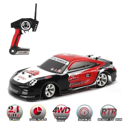 WLtoys K969 RC Drift Car 1/28 RC Car 2.4GHz 4WD 30km/h RC Race Car High Speed Kids Gift RTR with