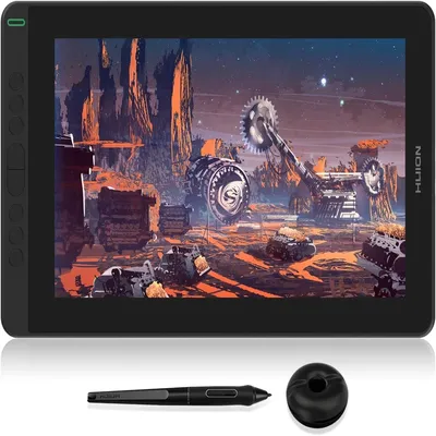 HUION Kamvas 13 Graphic Tablet Monitor 120%sRGB Battery-Free Pen Display Drawing Monitor 8192 Levels