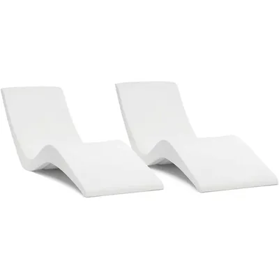 Pool Chaise Lounger - Designed for Water Depths Up To 9” - Compatible with All Pool Types - Poolside