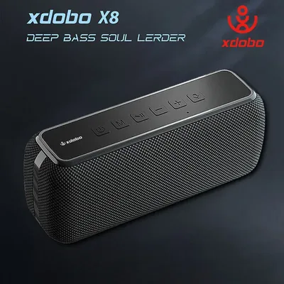 XDOBO X8 Portable 60W Bluetooth-Compatible Speakers 6600mAh Wireless Bass With Subwoofer Sound Box