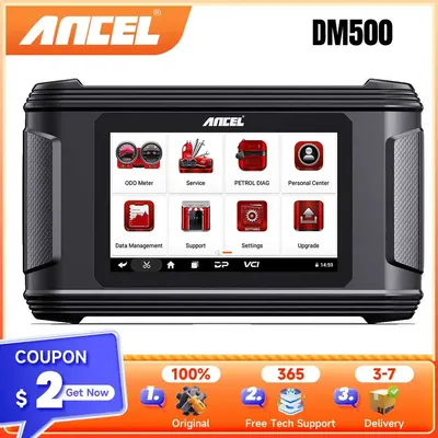 ANCEL DM500 OBD2 Scanner Car Cluster Correction Oil Reset Code Reader Read Write EEPROM Instrument