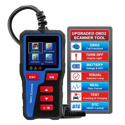 New OBDII & EOBD Code Scanner Diagnostic Tool AT300 Full OBD2 Function Code Reader For Checking